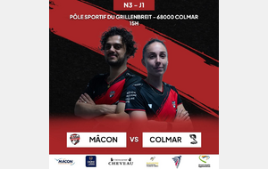 ❤️🖤Première journée de N3 à Colmar❤️🖤